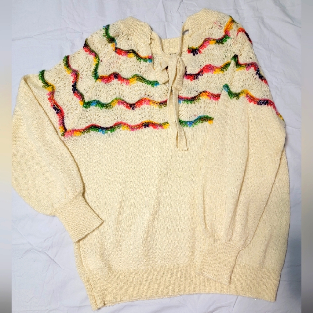 NWOT ANDTHEWHY sweater M/L